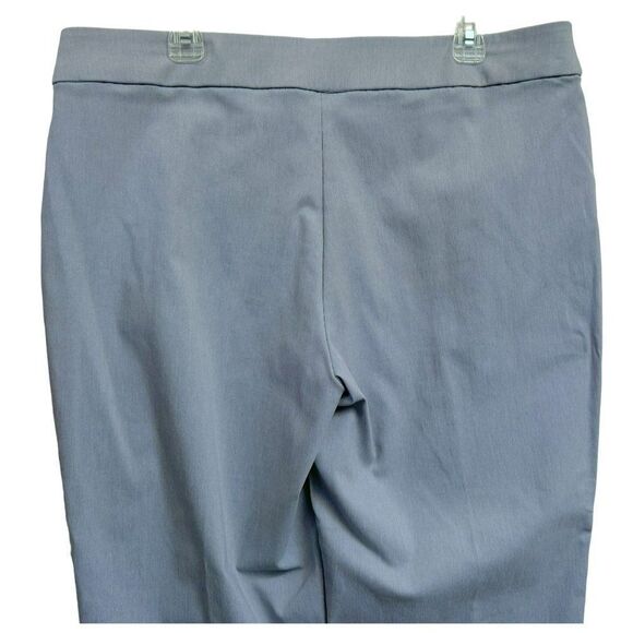 Alfred Dunner Light Blue Pull-On Comfort Stretch Pants Sz 16 Smooth Fit - Picture 2 of 4